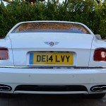 Bentley flying spur rear view