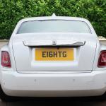 White Rolls Royce Phantom 8 rear