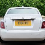 White Rolls Royce Phantom 8 rear