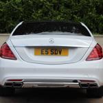 Mercedes S class rear view