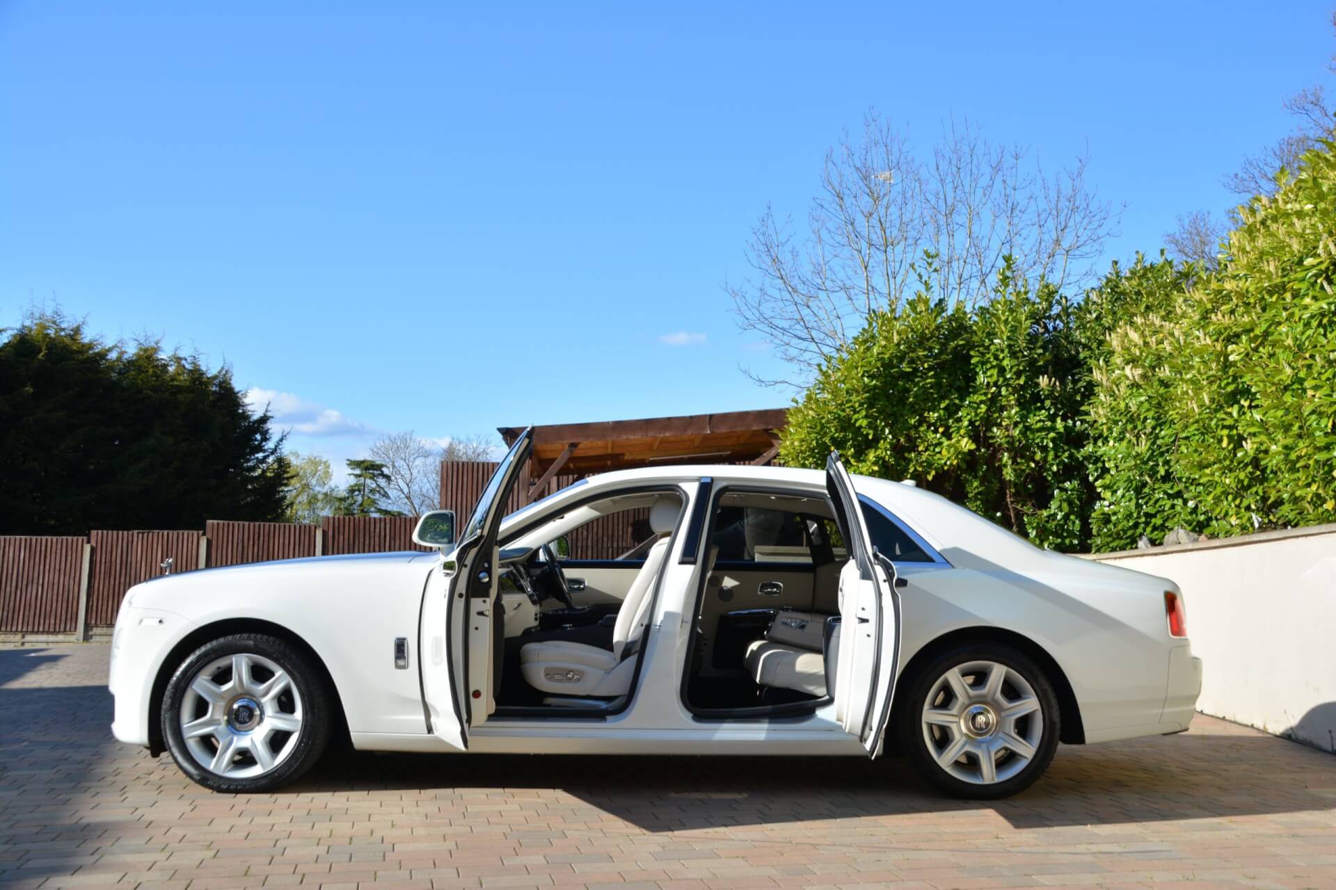 Rolls Royce Ghost hire side view