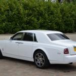 Rolls Royce Phantom hire side view