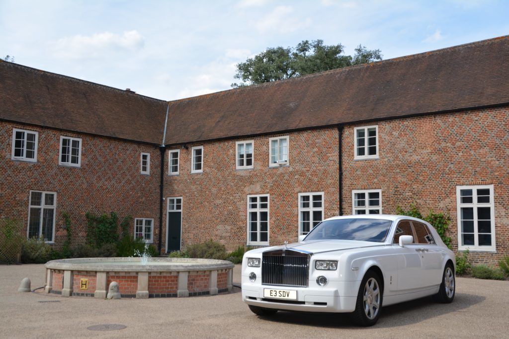 White Rolls Royce Phantom for hire