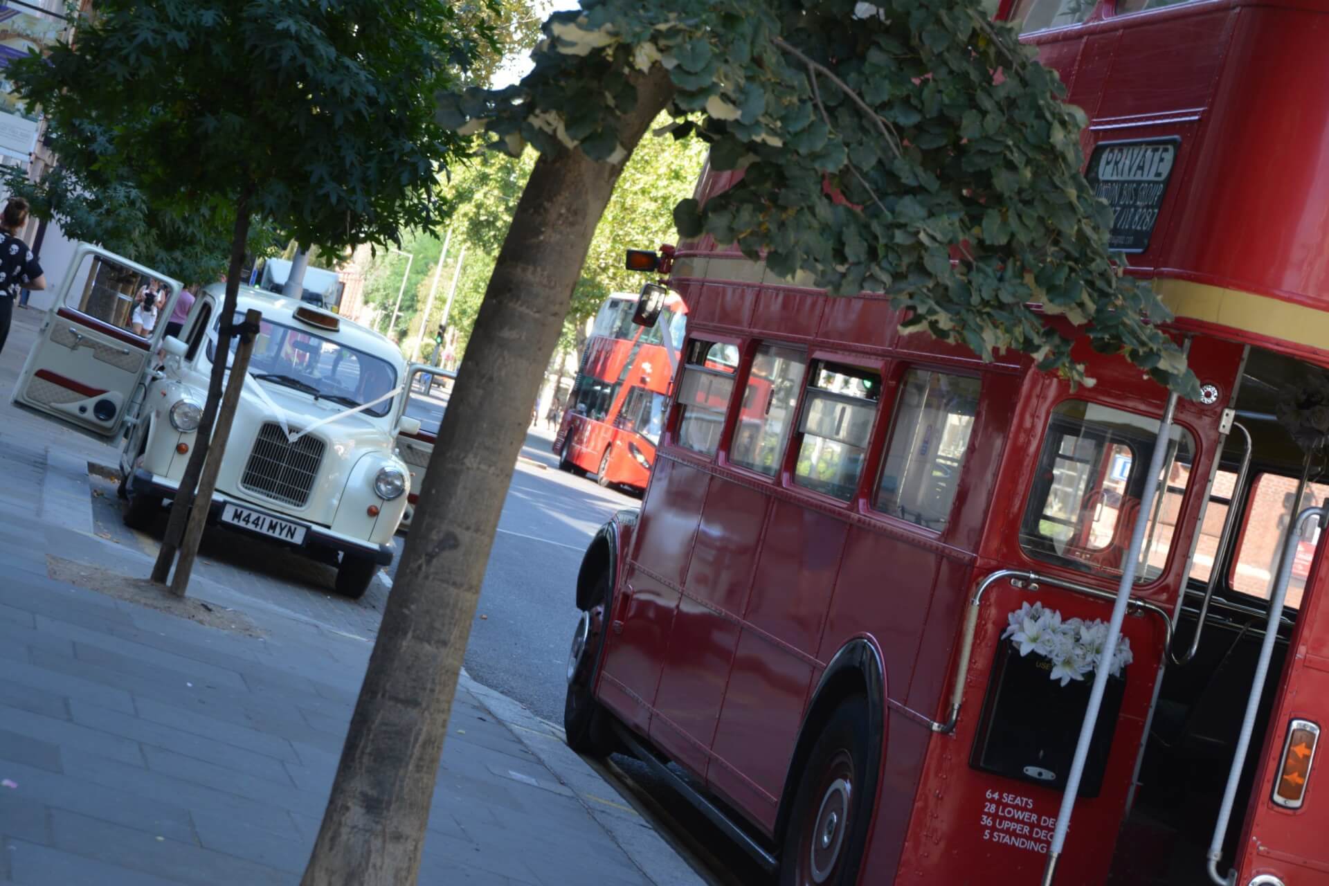 old London red bus hire