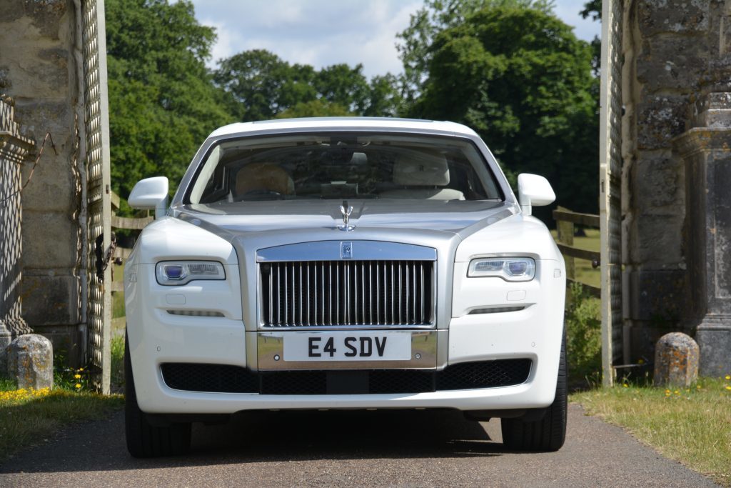 White Rolls royce ghost hire