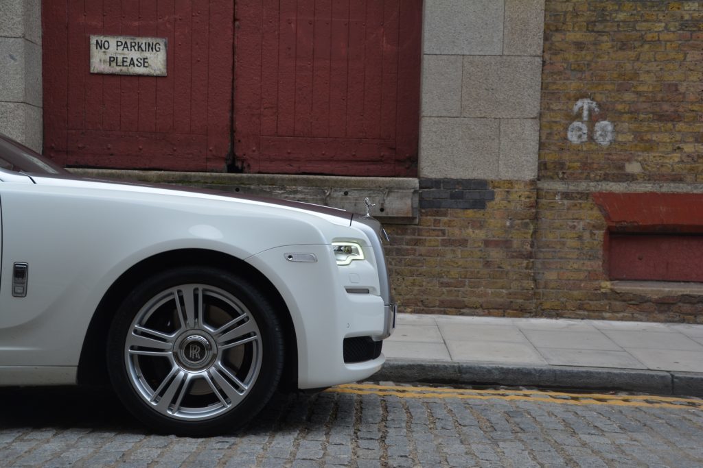 White Rolls royce ghost hire 