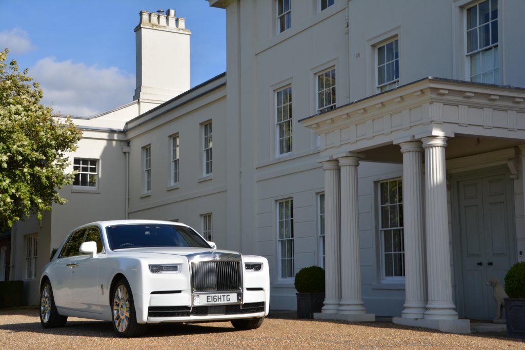 White Rolls Royce Phantom 8 hire Essex