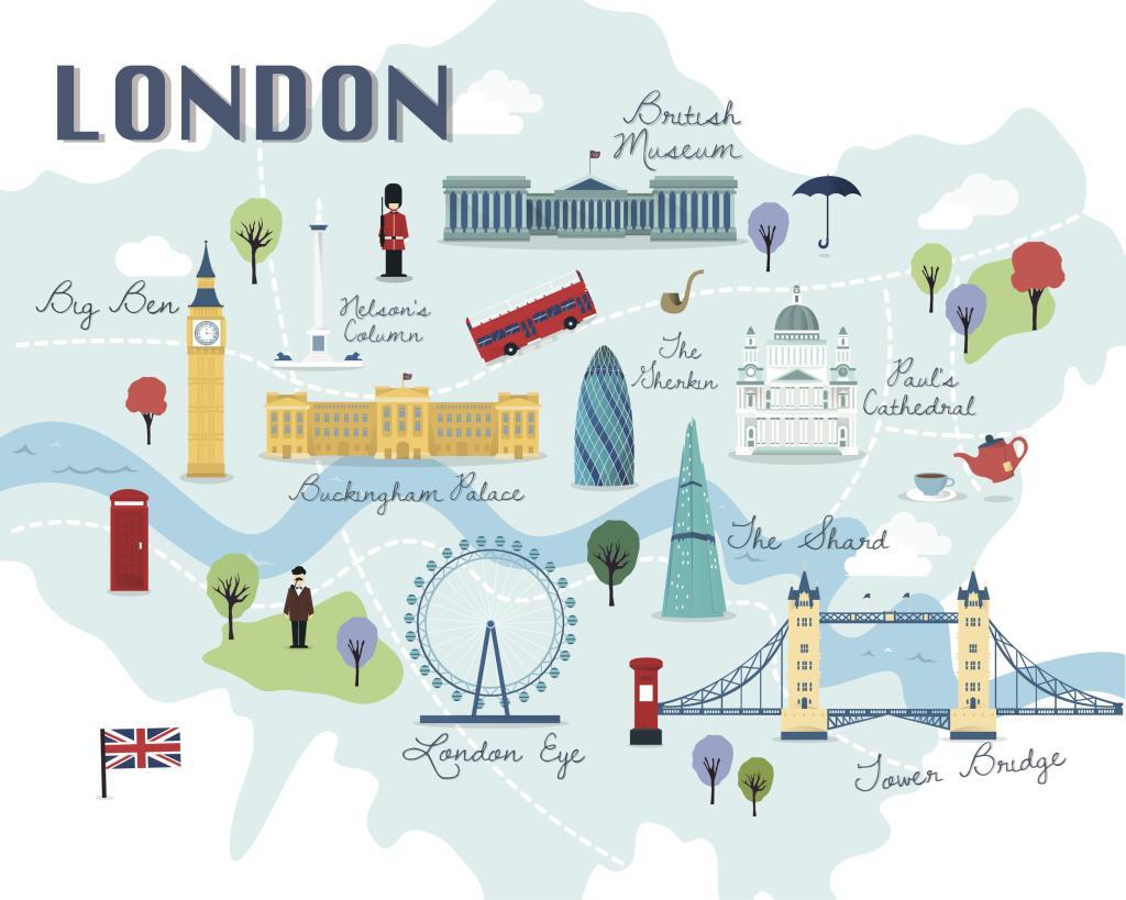 London Landmarks Maps