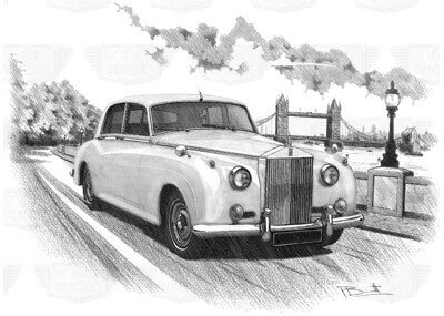 White rolls royce classic car hire