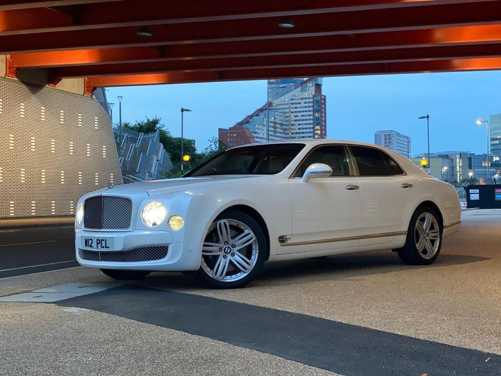 White Bentley Mulsanne hire London