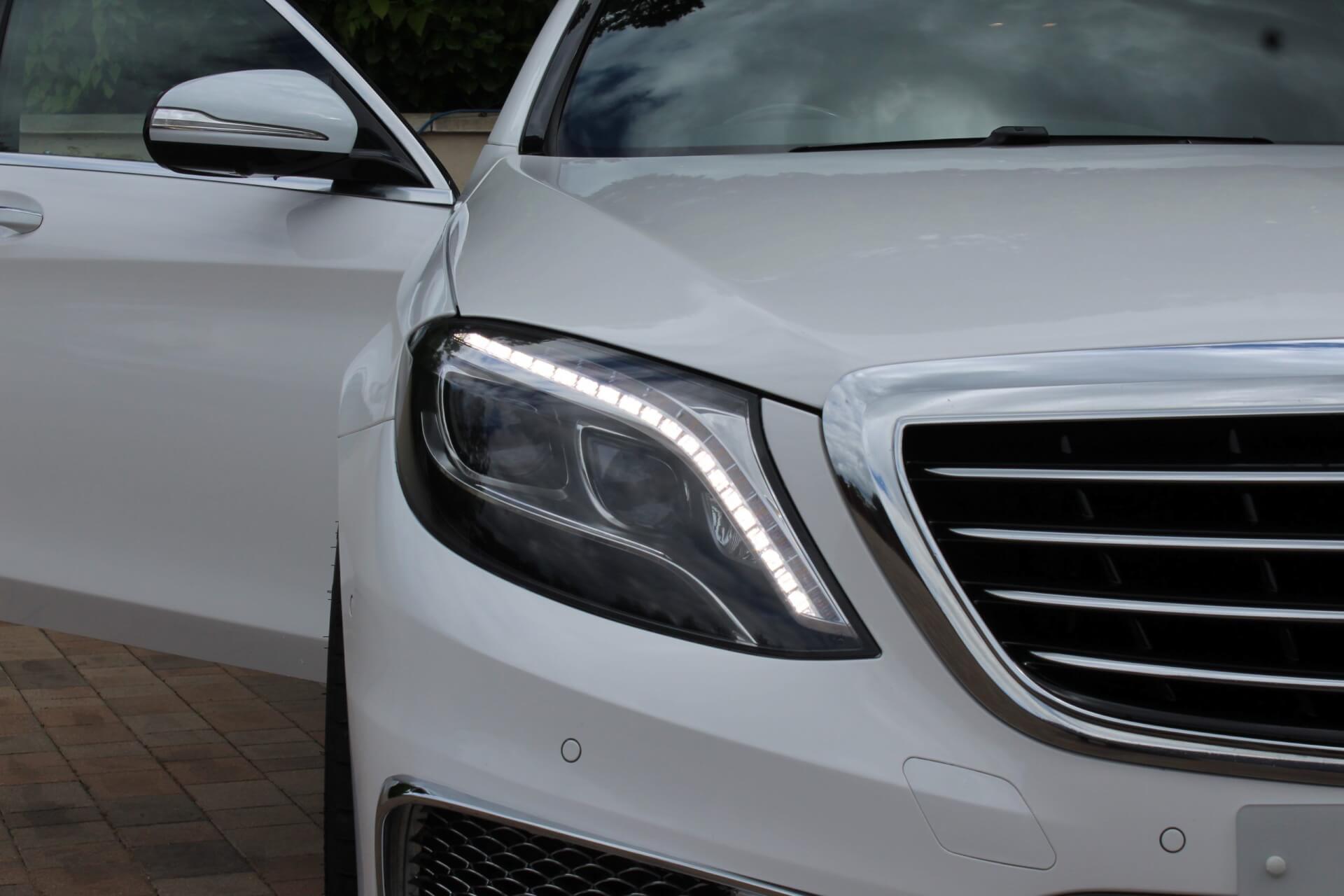 Chauffeur driven Mercedes s class 