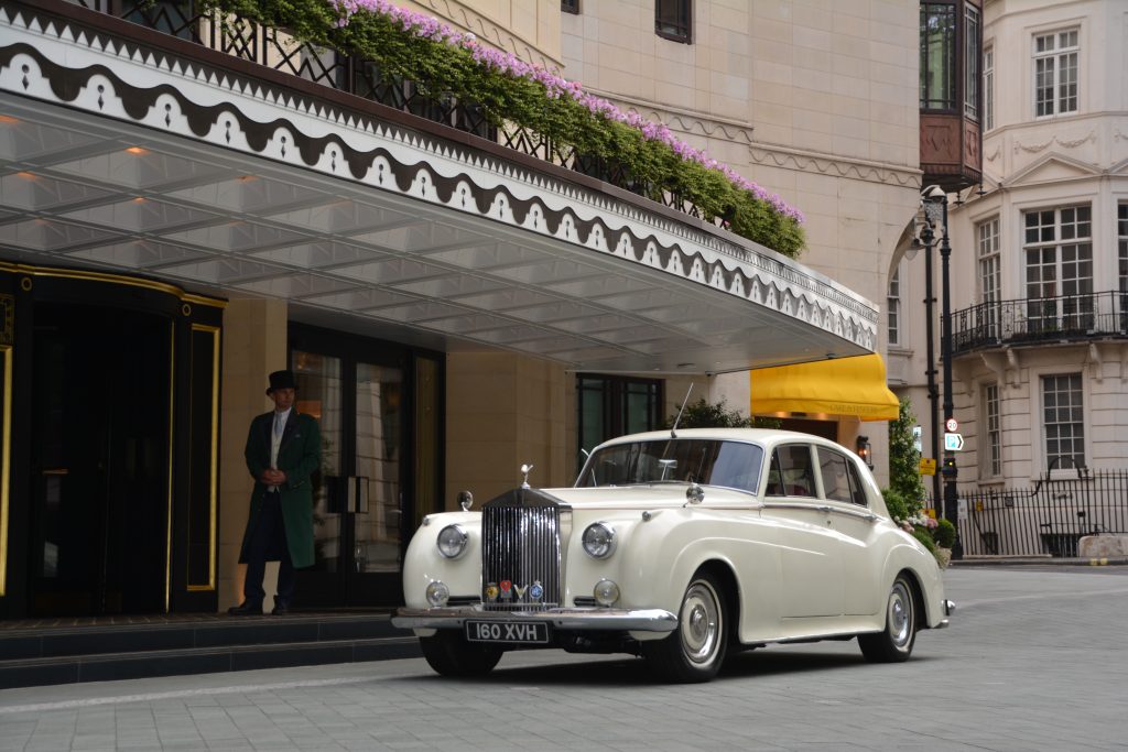 White classic Rolls Royce hire