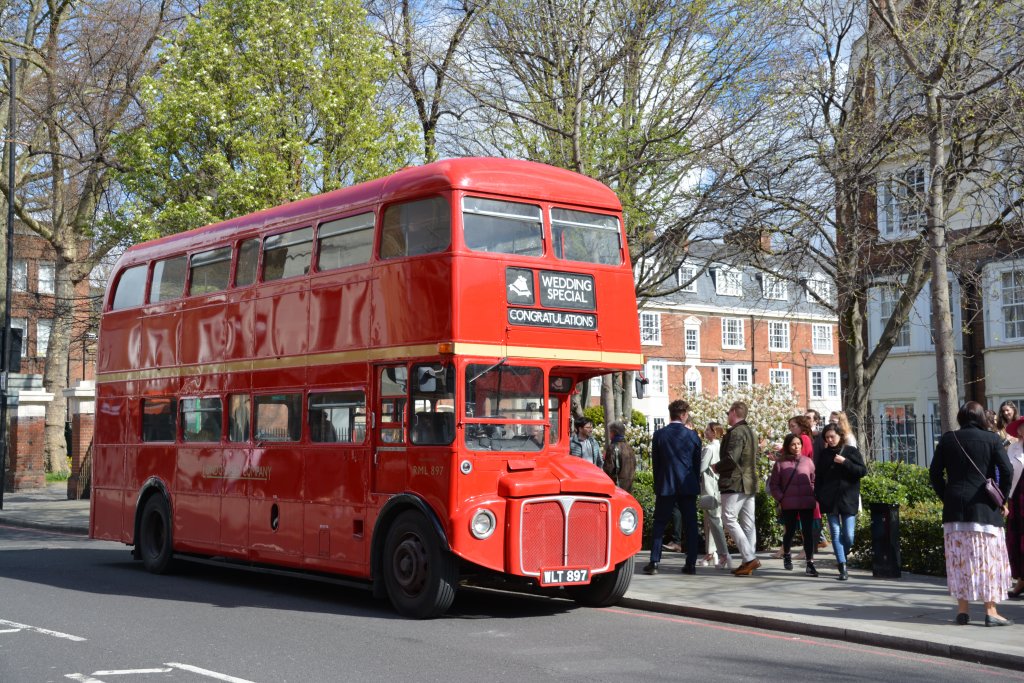 Red Bus wedding hire