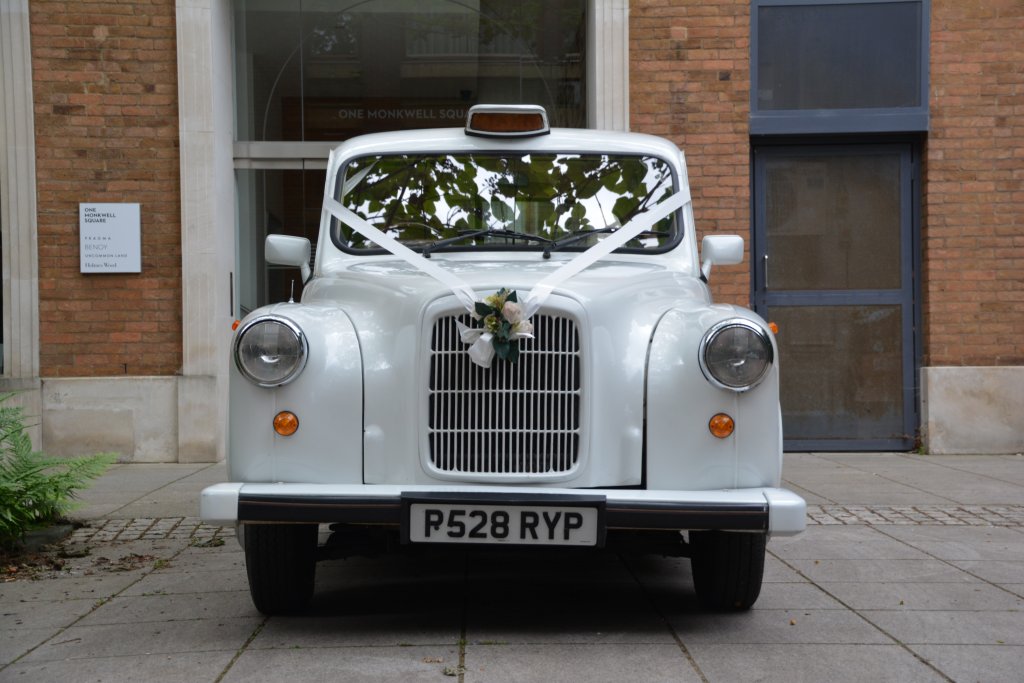 White classic taxi hire South London