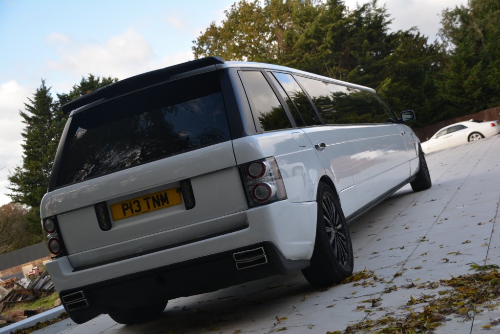 White Range Rover Limo for prom
