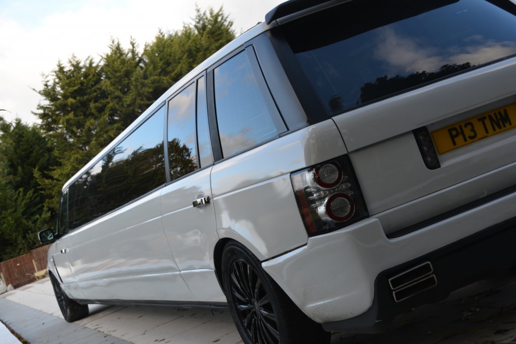 White Range Rover Limo hire