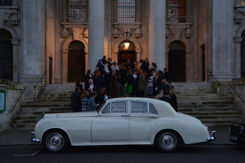 White Classic Rolls Royce chauffeur services