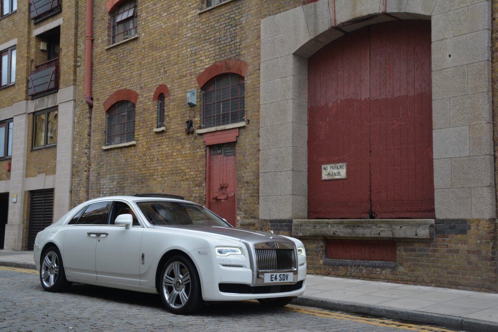 White car for wedding