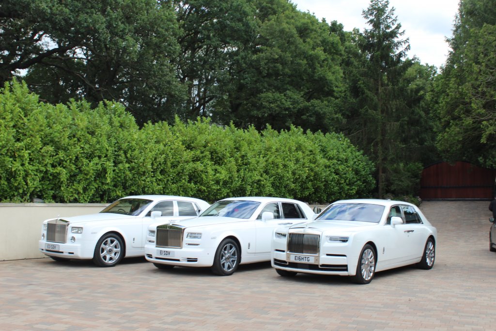White car for wedding