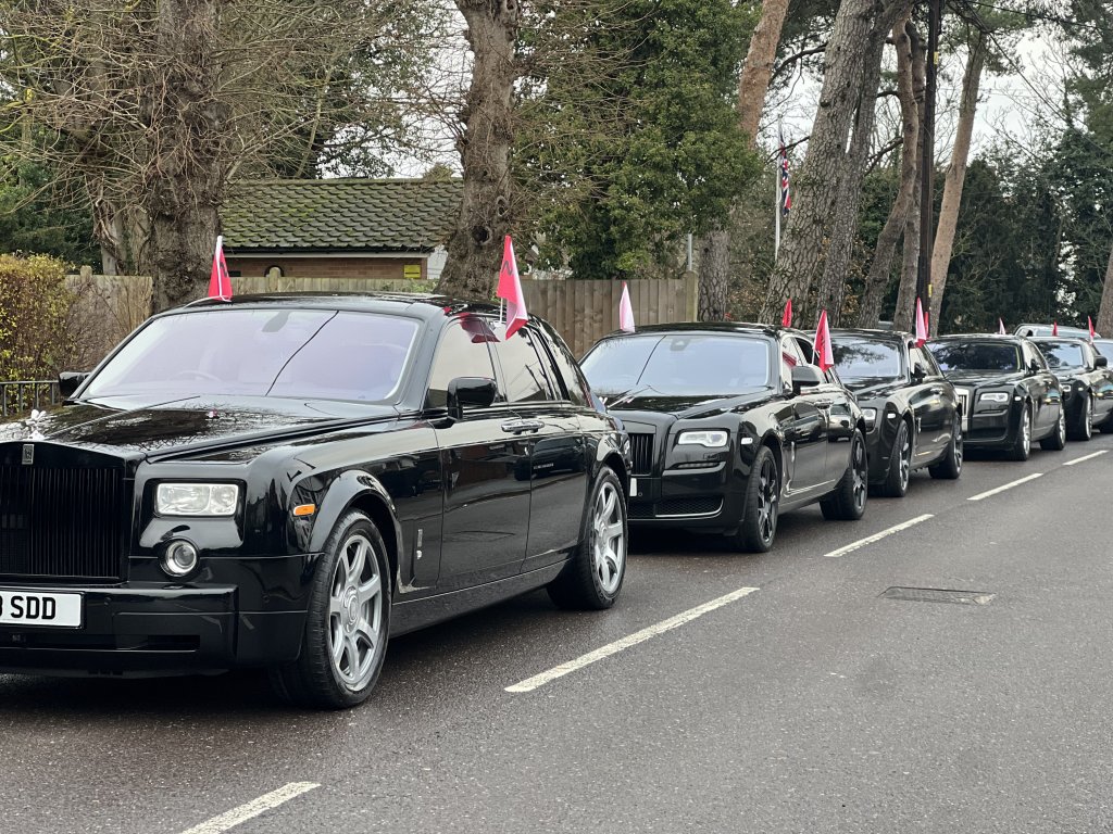 Black Rolls Royce Funeral hire