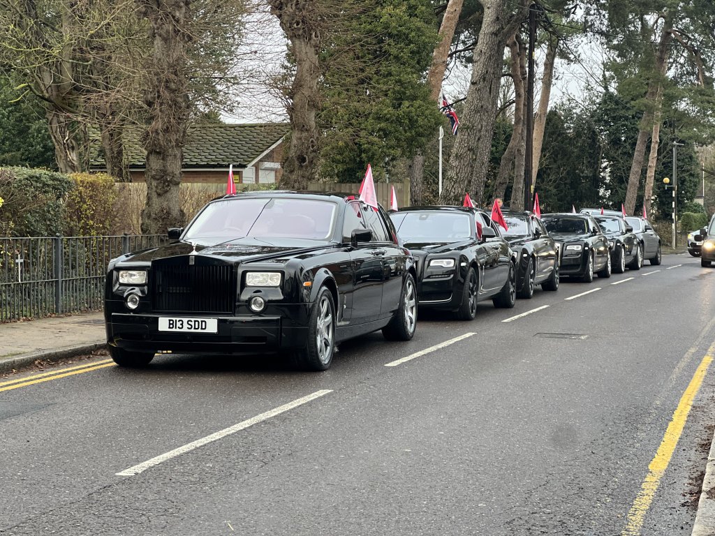 Rolls Royce funeral hire London