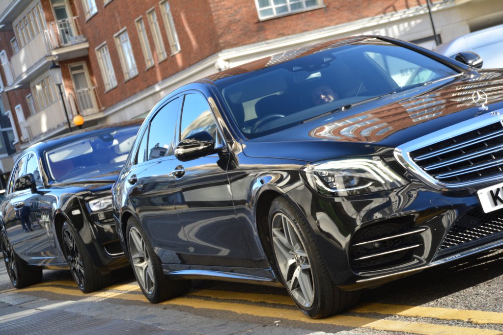 Black mercedes s class hire 