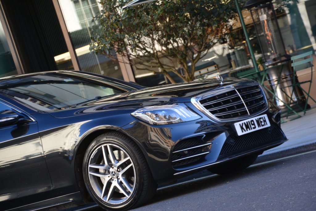 Black Mercedes S class hire