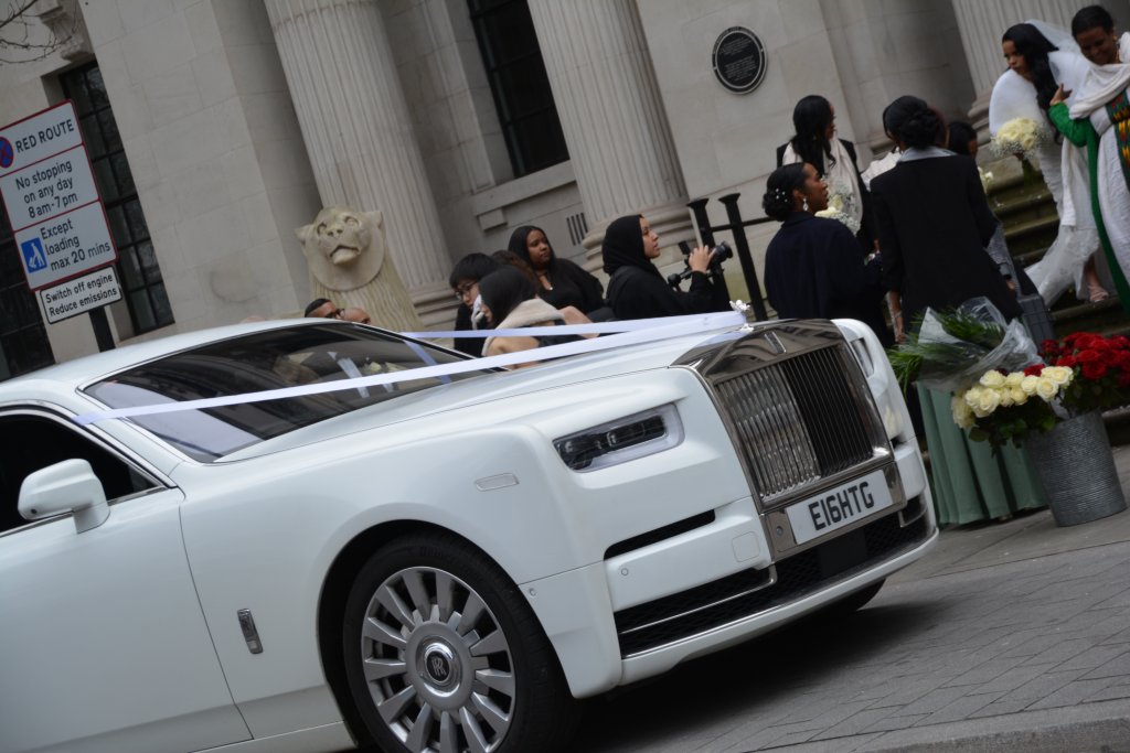 Old Marylebone Town Hall Rolls Royce Phantom hire