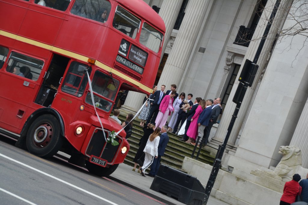 Classic Routemaster Bus hire for weddings