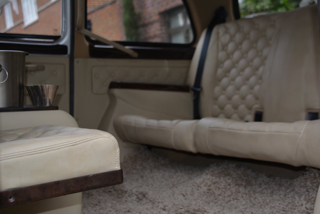 Classic taxi leather interior