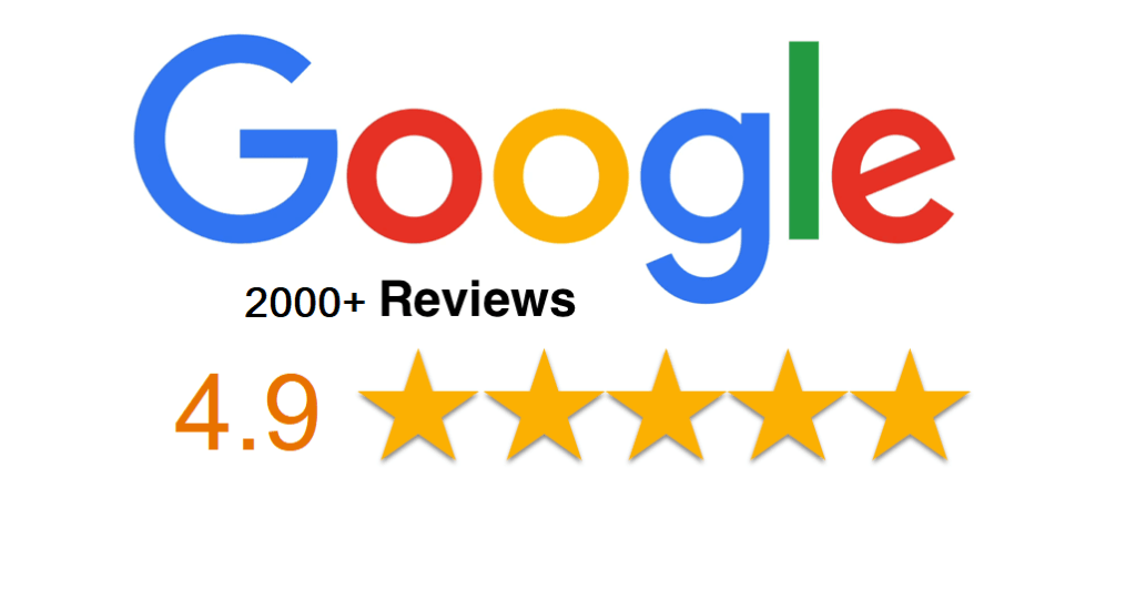 4.9 star google review