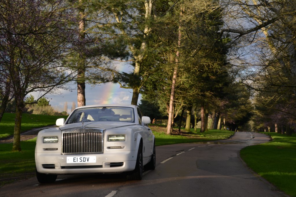 White Rolls Royce Excel London
