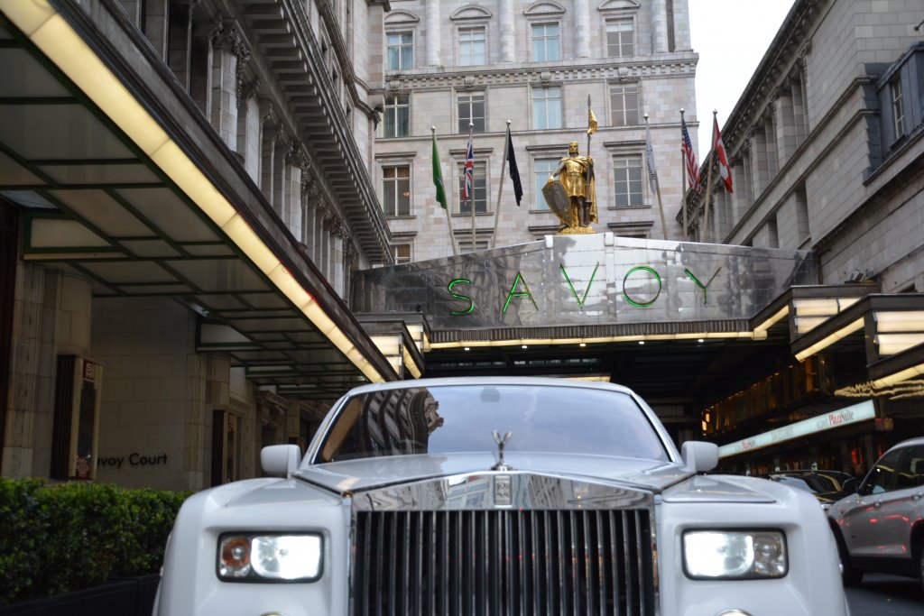 Rolls Royce Savoy hotel hire
