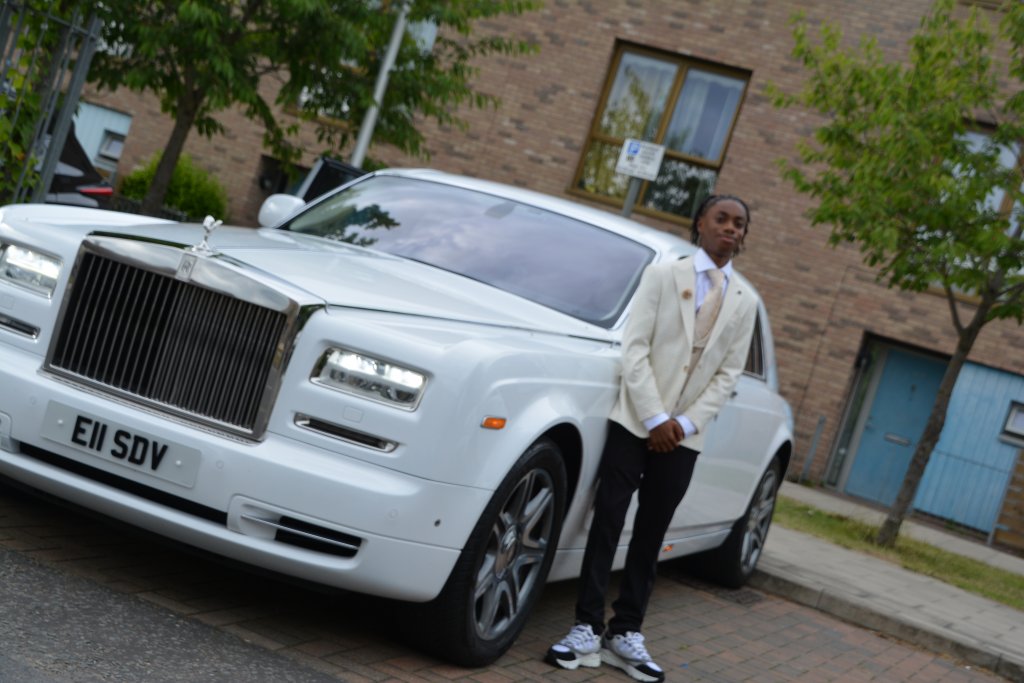 Rolls Royce Phantom for prom in East London