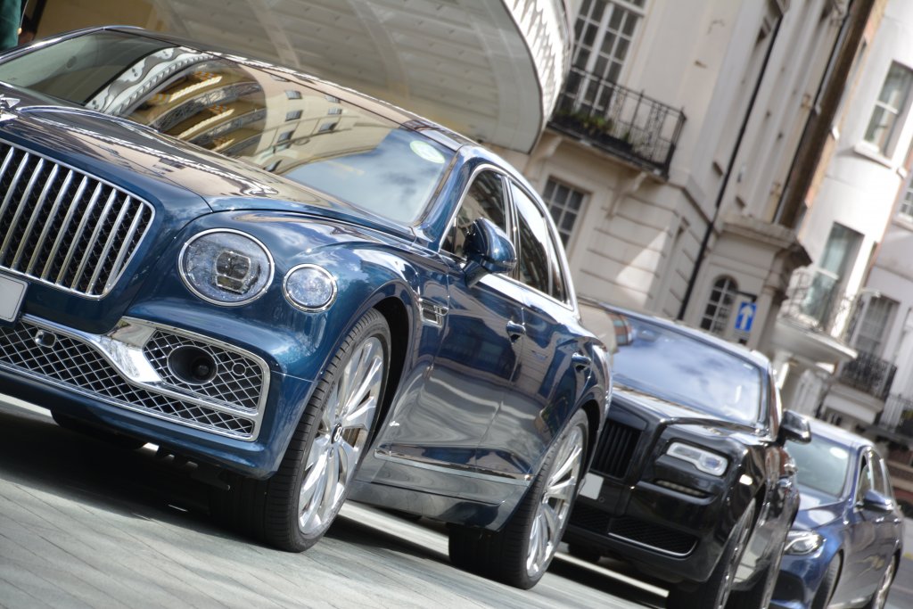 Chauffeur driven bentley 