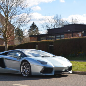 Lamborghini Aventador hire London Prom