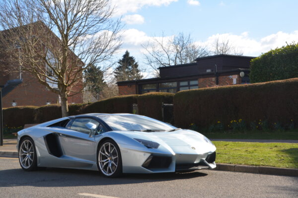Lamborghini Aventador hire London Prom