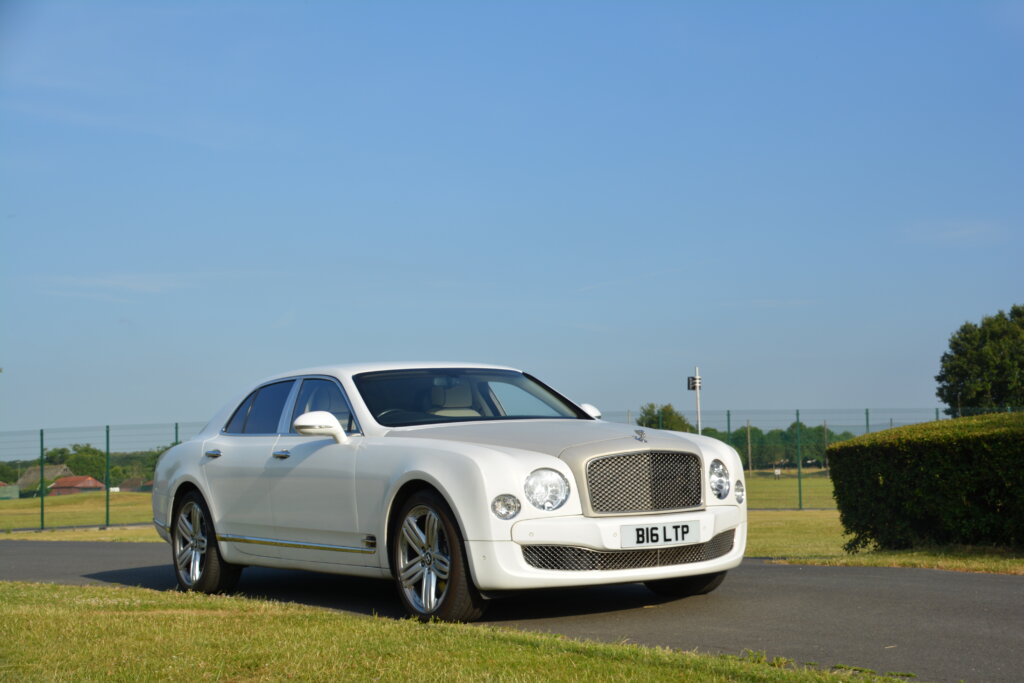 White Bentley Mulsanne hire East London