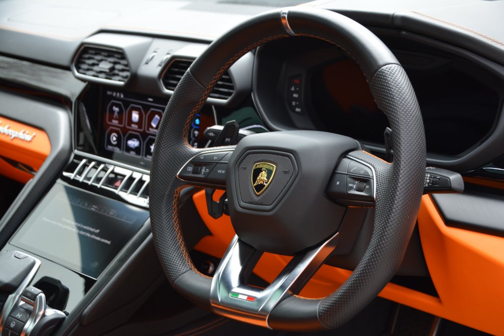 Lamborghini steering wheel