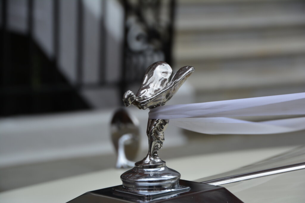Spirit of Ecstasy on Rolls Royce 