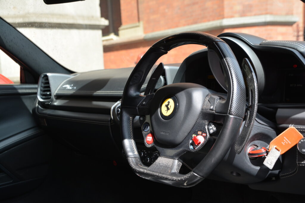 Ferrari 458 interior