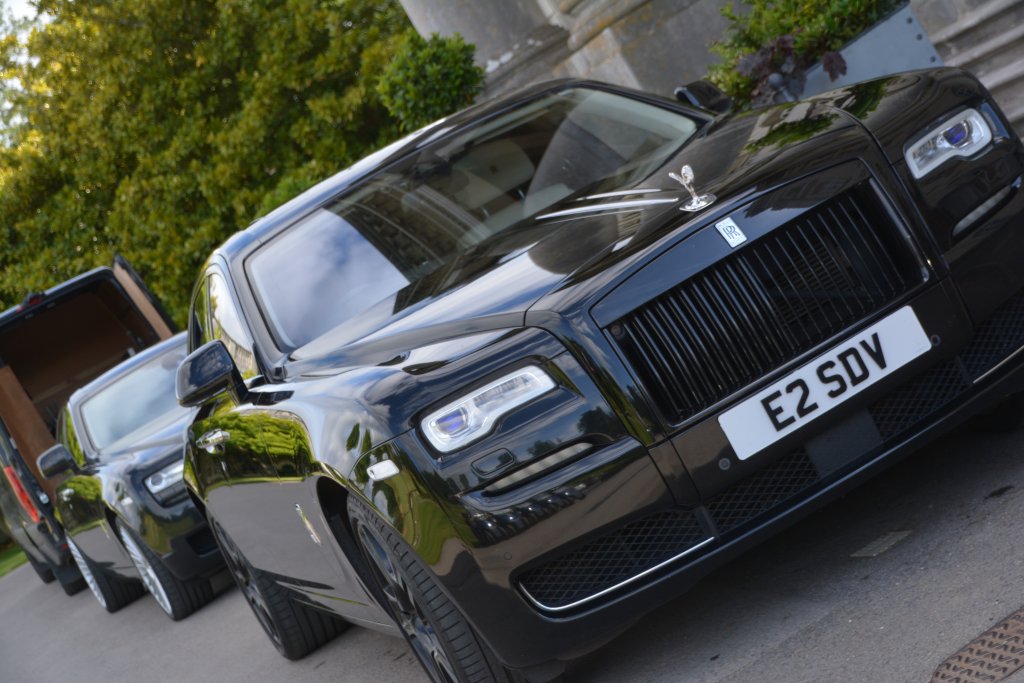 Black Rolls Royce Ghost hire Chewton Glen