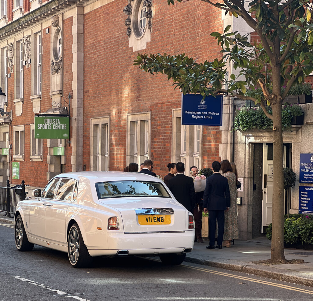 Rolls Royce Hire Chelsea town hall