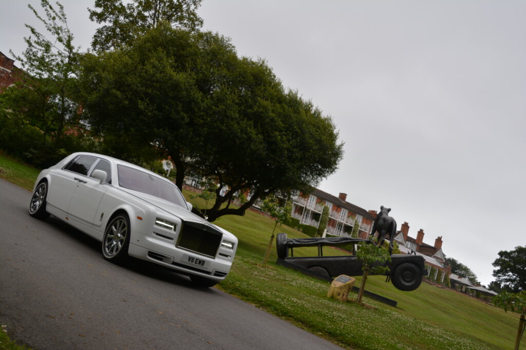 Rolls Royce Phantom hire Chewdon Glen & spa