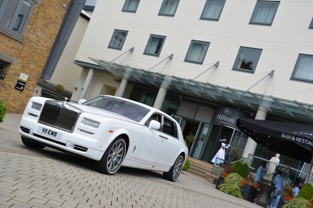 Rolls Royce Phantom hire Islington Hilton