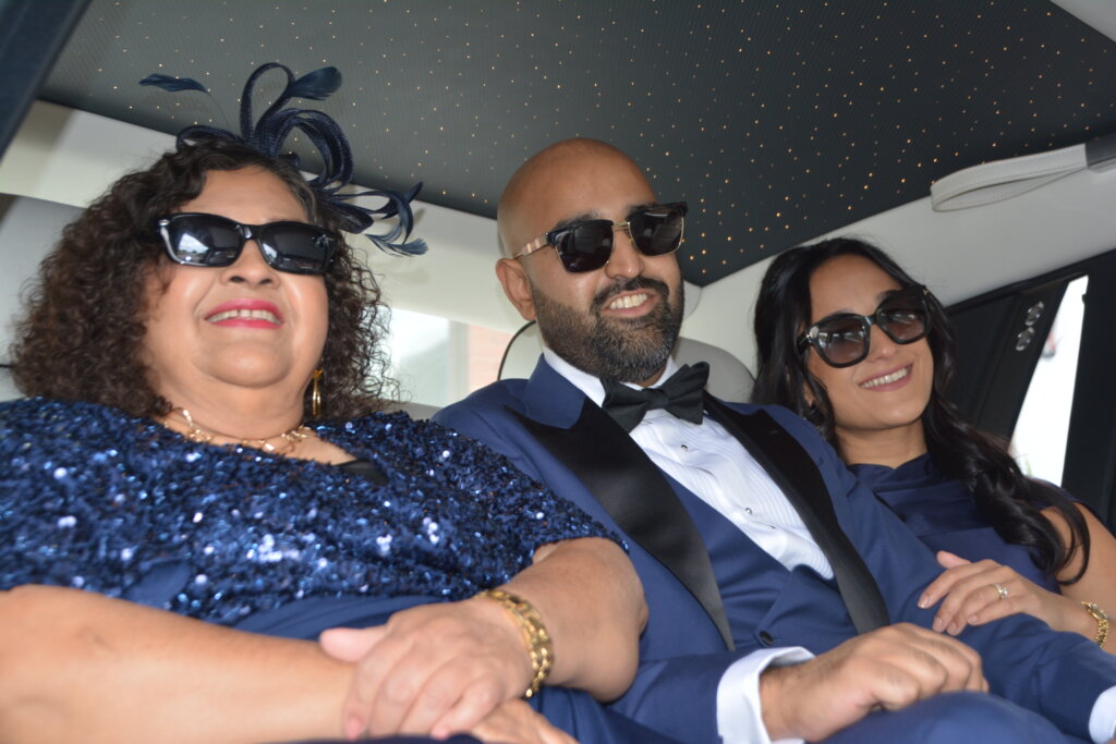 groom in rolls royce