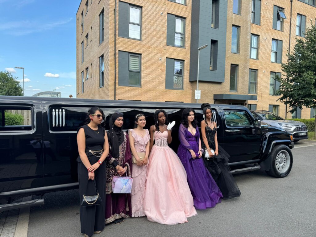 Black Hummer limo hire for Prom
